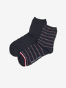 Tommy Hilfiger Short Sock Preppy Set of 2 pairs of socks