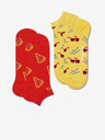 Happy Socks Pizza Slice Set of 2 pairs of socks