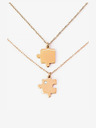 Vuch Rose Gold Puzzle Necklace
