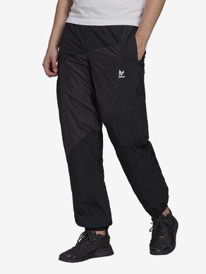 Adidas Men's Originals Graphics Monogram Track Pants in Black/Black Size Small | Polyester