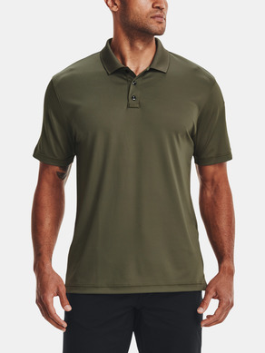 Green Under Armour Mens Performance 2.0 Polo T Shirt with Short Sleeves and Sun Protection Grün XL 