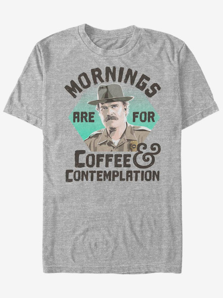 ZOOT.Fan Netflix Hopper Mornings Are For Coffee Contemplation T-shirt
