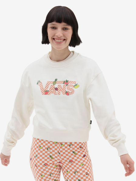 Vans Fruit Checkerboard Crop Sweatshirt