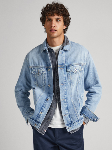 Buy Pepe Jeans Blue Regular Fit Denim Jacket for Men Online  Tata CLiQ