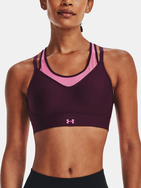  Under Armour Armour Mid Crossback Print XS Purple Prime :  Clothing, Shoes & Jewelry