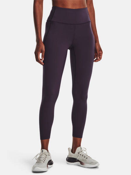Nike One 7/8 Colour-block Heathered Gray Women's Tights - Trendyol