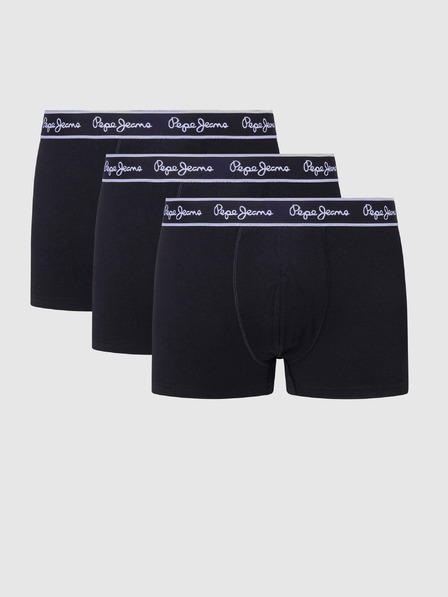 Buy Pepe Jeans Men Pack Of 2 Black Solid Briefs 8904311300311 - Briefs for  Men 8936623