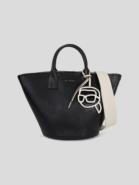 Karl Lagerfeld Ikonik 2.0 Perforated Handbag