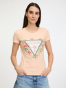 Guess Triangle Flowers T-shirt