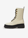 Scotch & Soda Aubri Mid Boot Off White Croco Ankle boots