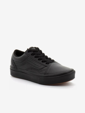 Black leather vans for women best sale