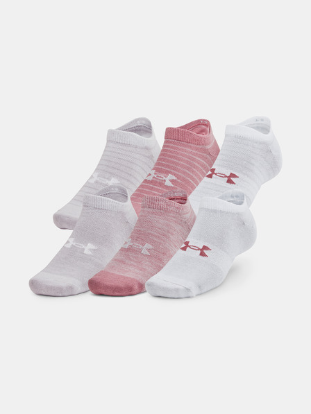 Under Armour UA Essential No Show Socks 6 pairs