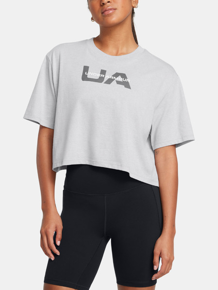 Under Armour UA Boxy Crop Branded SS T-shirt