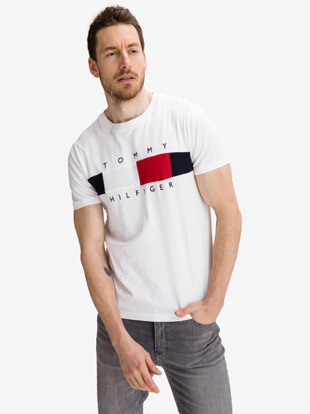 Tommy Hilfiger Textured Flag T-shirt