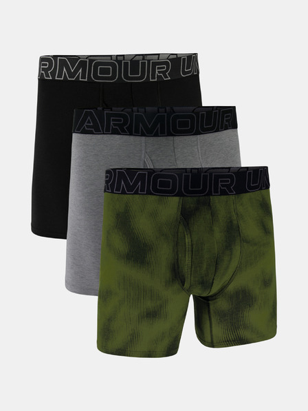 Under Armour M UA Perf Cotton Nov 6in Boxers 3 Piece