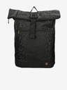 Enrico Benetti Cornell 17" Notebook Roll Top Black Backpack