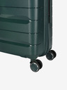 Enrico Benetti Montréal L Green Suitcase