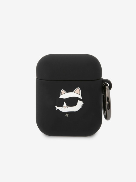 Karl Lagerfeld AirPods 1/2 Black Case