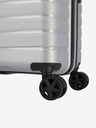 Travelite Trient L Silver Suitcase