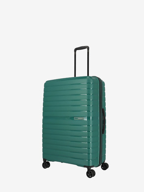 Travelite Trient L Green Suitcase