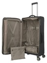 Travelite Crosslite 5.0 L Black Suitcase