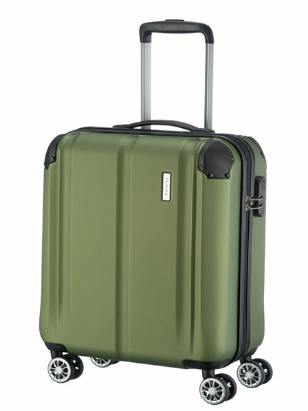 Travelite City 4w S Green Suitcase