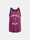 Under Armour Project Rock Mesh Badge Of Honor Top