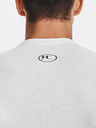 Under Armour UA HG Armour Comp SS - bílá T-shirt