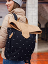 Vuch Mellora Dotty Brown Backpack