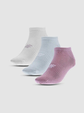 4F Set of 3 pairs of socks