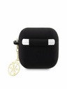 Guess 4G Charm Silikonové AirPods Pro 2 Black Case