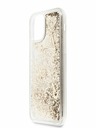 Guess Glitter Hearts Zadní Kryt pro iPhone 11 Gold Phone case