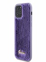 Guess Sequin Script Logo Zadní Kryt pro iPhone 12/12 Pro Purple Phone case