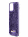 Guess Sequin Script Logo Zadní Kryt pro iPhone 12/12 Pro Purple Phone case