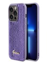 Guess Sequin Script Logo Zadní Kryt pro iPhone 14 Pro Purple Phone case