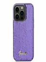 Guess Sequin Script Logo Zadní Kryt pro iPhone 14 Pro Max Purple Phone case