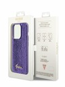 Guess Sequin Script Logo Zadní Kryt pro iPhone 14 Pro Max Purple Phone case