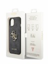 Guess PU 4G Metal Logo iPhone 14 Plus Grey Phone case