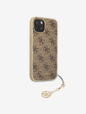 Guess 4G Charm Zadní Kryt pro iPhone 13 Brown Phone case