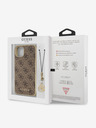 Guess 4G Charm Zadní Kryt pro iPhone 13 Brown Phone case