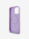 Guess Saffiano Peony Stamp MagSafe Zadní Kryt pro iPhone 16 Pro Purple Phone case