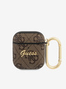 Guess 4G Script PC/PU Airpods 1/2 Brown Case