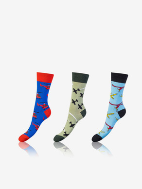 Bellinda Crazy Set of 3 pairs of socks